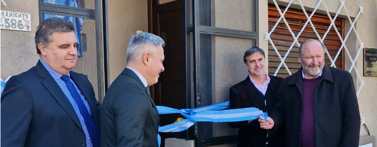 Quedó inaugurada la nueva sede de la Delegación Centro en Santa Rosa